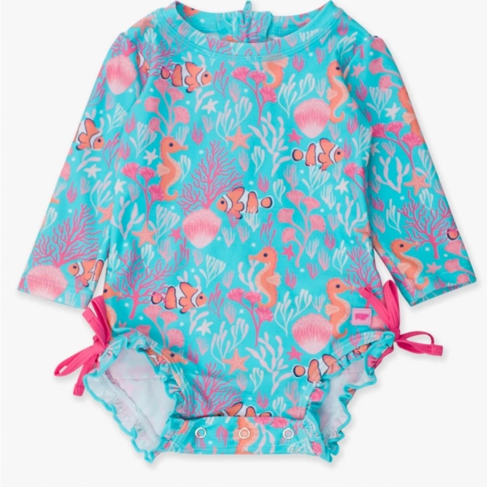 NWT RUFFLE BUTTS 3/6M swim